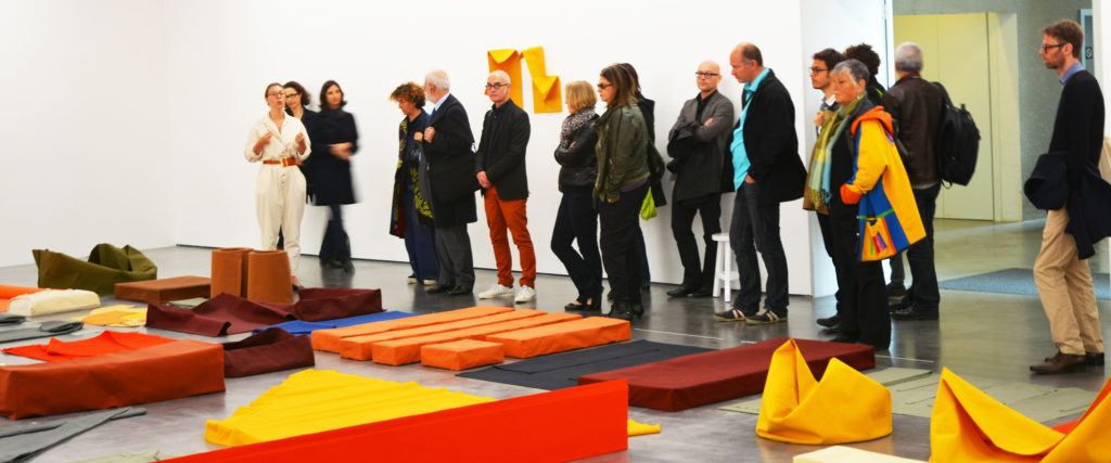Bruxelles (avril 2014),  WIELS visite de l'exposition de Franz Erhard Walther The Body Decides'