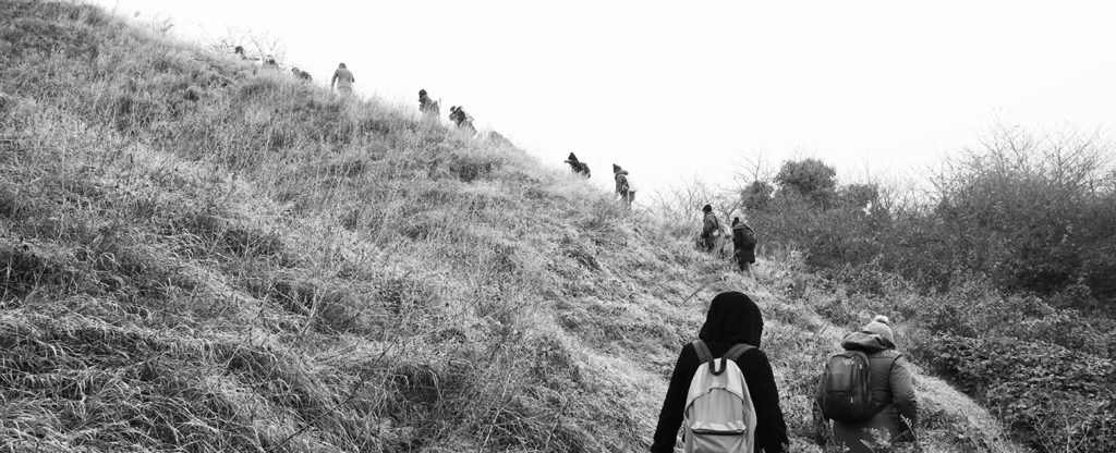 Charleroi, montée des Terrils par Alice-Anne Jeandel 