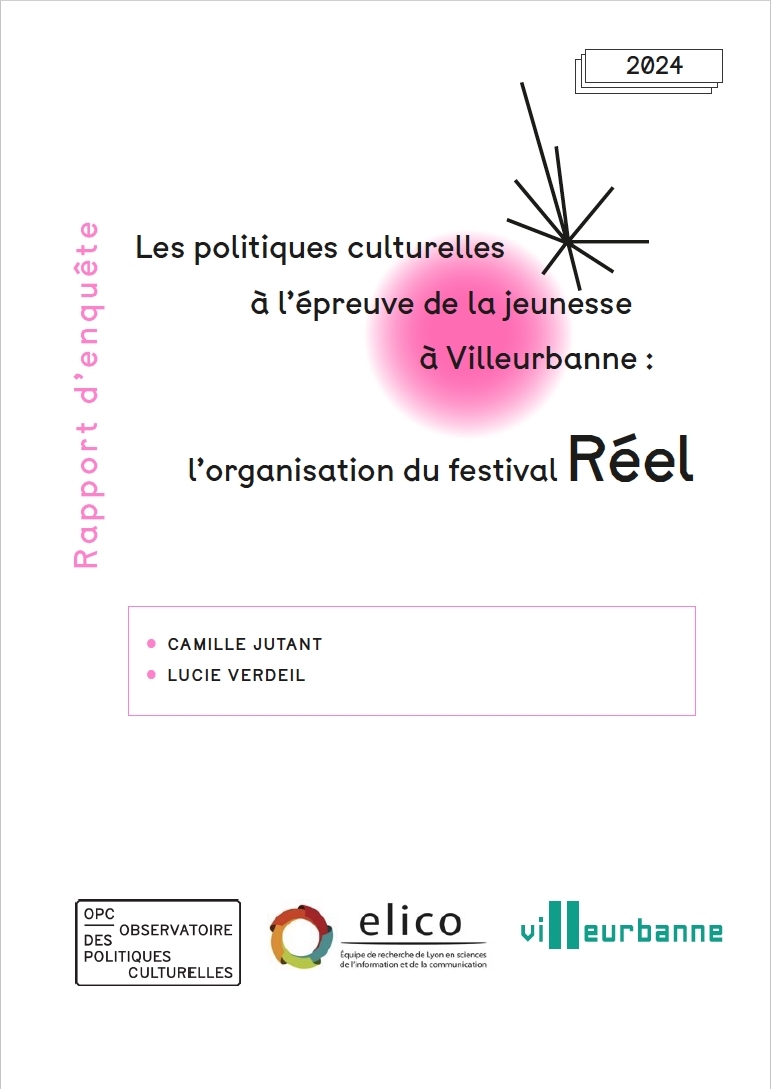 Couverture du rapport sur l'organisation du festival Réel