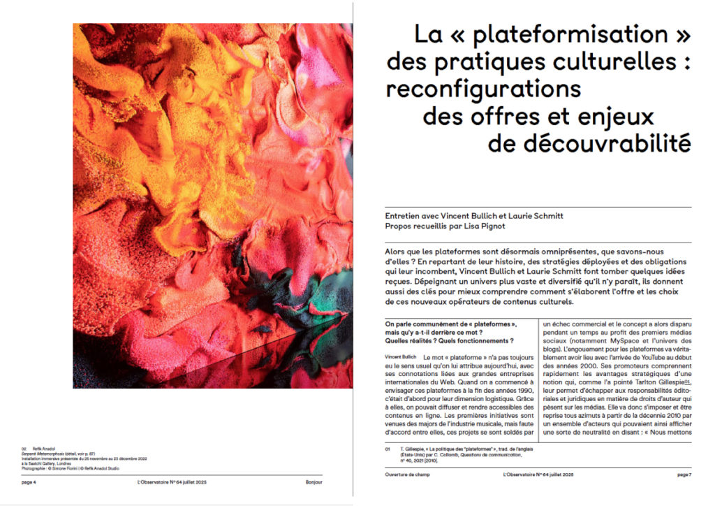 Pages intérieures de la revue 64.