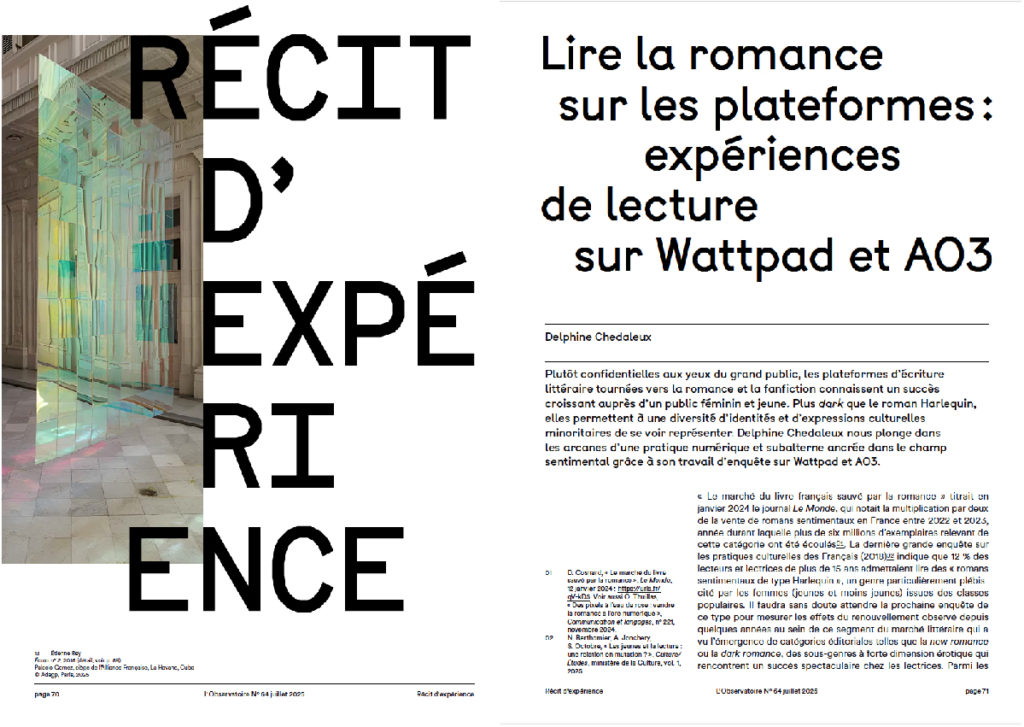 Pages intérieures de la revue 64.
