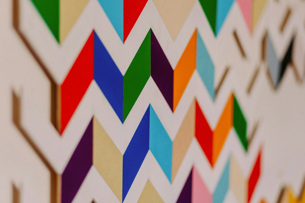 Losanges de couleurs différentes