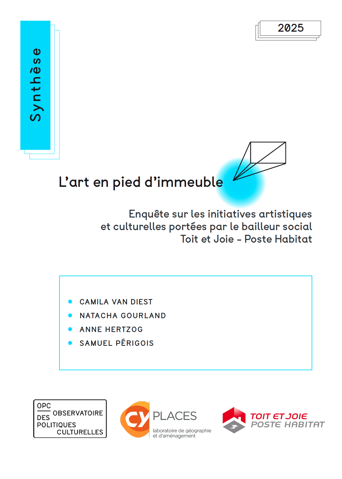 Couverture Synthèse enquête Toit et Joie