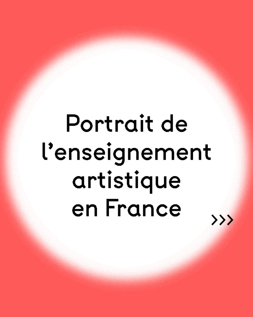 Infographie sur l'enseignement artistique en France